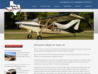 Maule Website Design and Online Catalog
