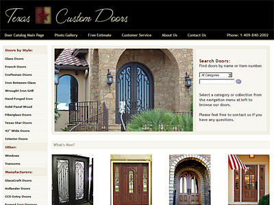 Custom Database Online Catalog